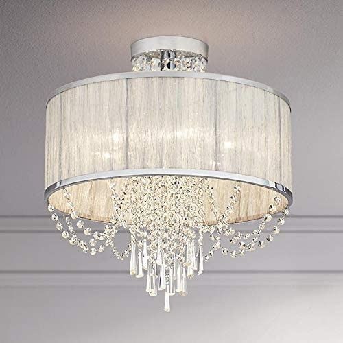 Saint Mossi Gaze Shade 4 Lights Modern K9 Crystal Raindrop Ceiling