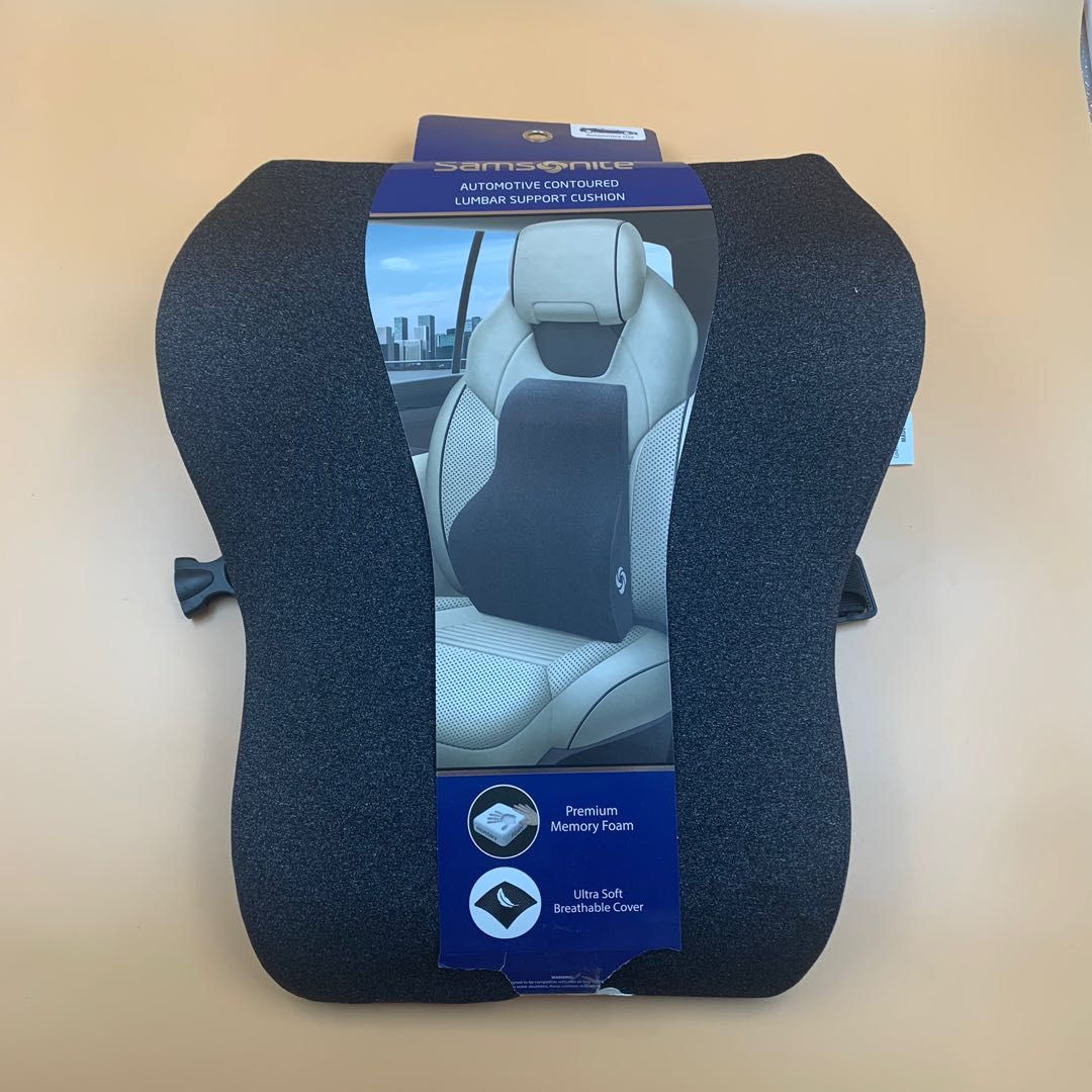 Samsonite Automotive Contoured Lumbar Support Cushion