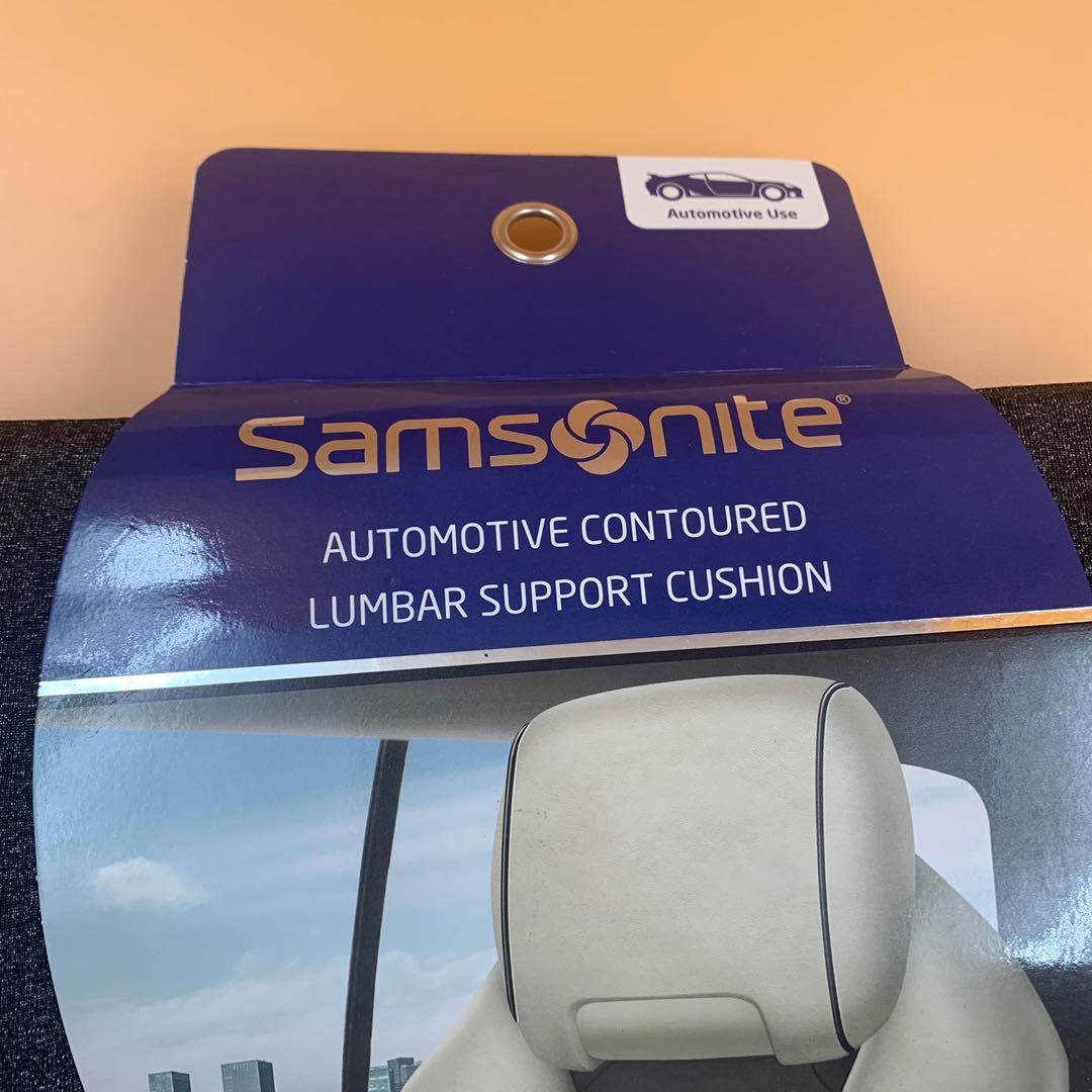 Samsonite automotive contoured clearance lumbar support cushion