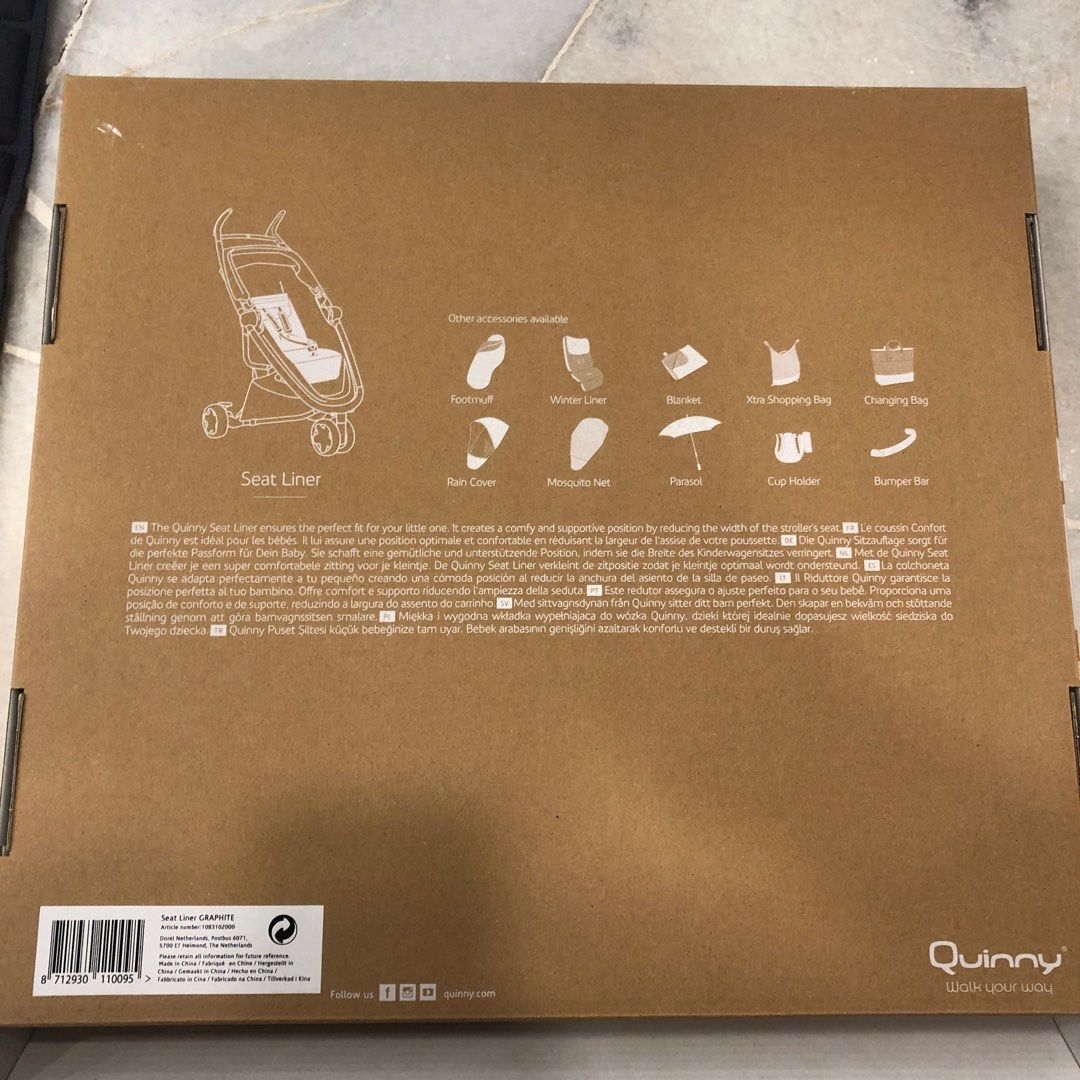 Seat Liner for Quinny Stroller Zapp Flex Plus Zapp Flex Zapp Xpress