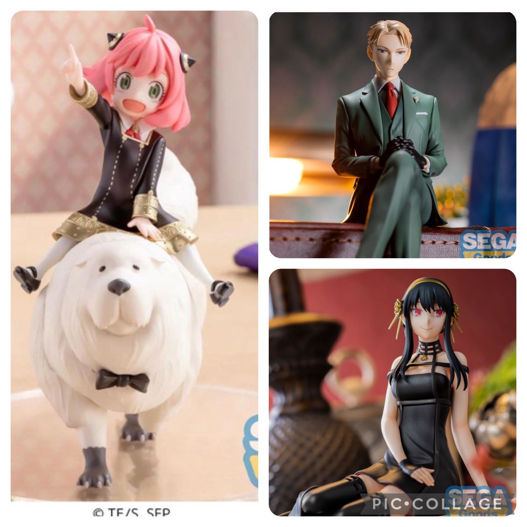 JP Products Spy x Family (Anya, Loid, Yor) Figures (Anya Forger and Bond)