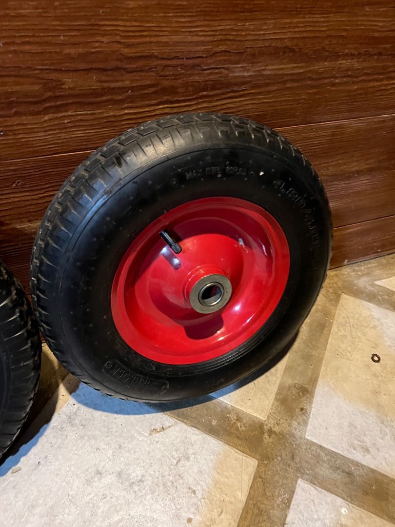 Sherlock Wheelbarrow Wheel Assembly, Furniture & Home Living, Gardening