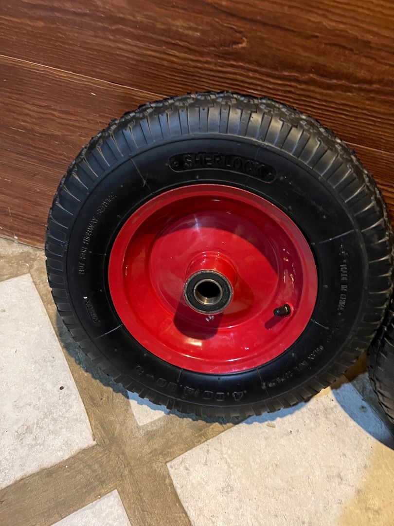 Sherlock Wheelbarrow Wheel Assembly, Furniture & Home Living, Gardening