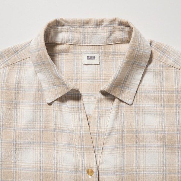 Soft Brushed Checked Long Sleeve Shirt
