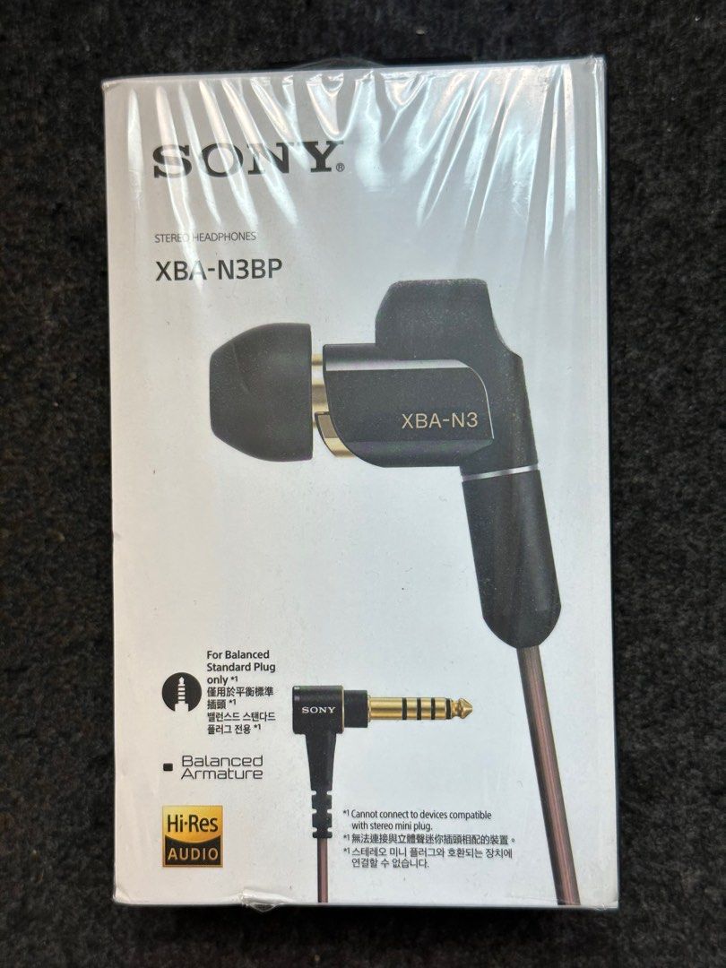 Sony XBA-N3BP, 音響器材, 耳機- Carousell