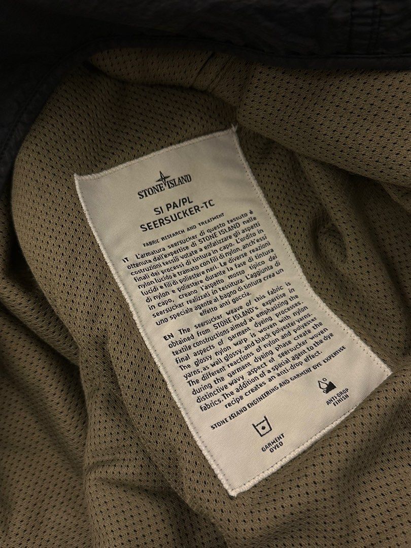 Stone island seersucker vest sale