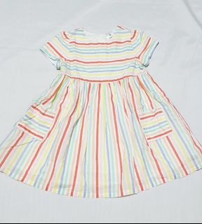 Stripes dress for baby (9-18 months)