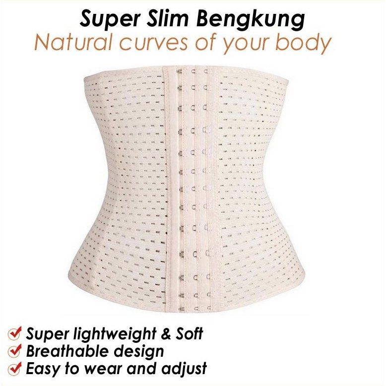 Super slim bengkung corset cream size m Women s Fashion New Undergarments Loungewear on Carousell