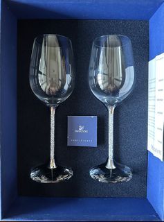 Swarovski Wine Glasses 1095948 Wine Glass Set NEW