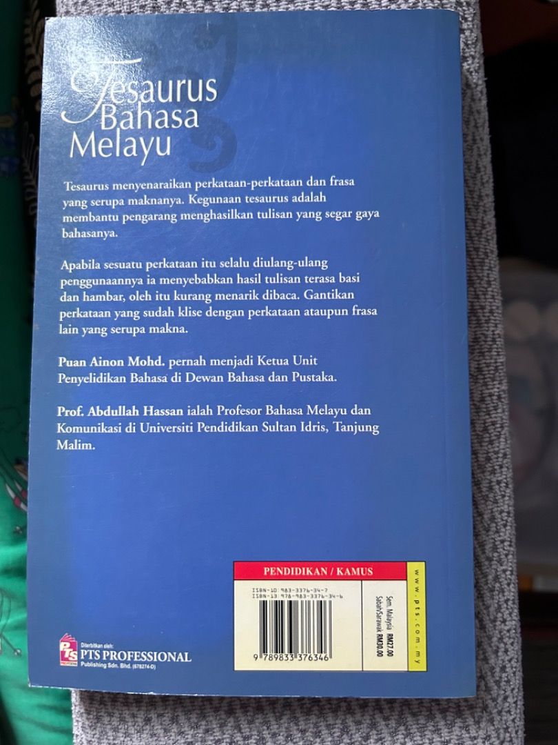 Tesaurus bahasa Melayu, Hobbies & Toys, Books & Magazines, Assessment