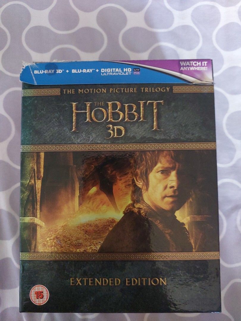 The Hobbit Trilogy 3D Blu Ray, TV & Home Appliances, TV & Entertainment ...