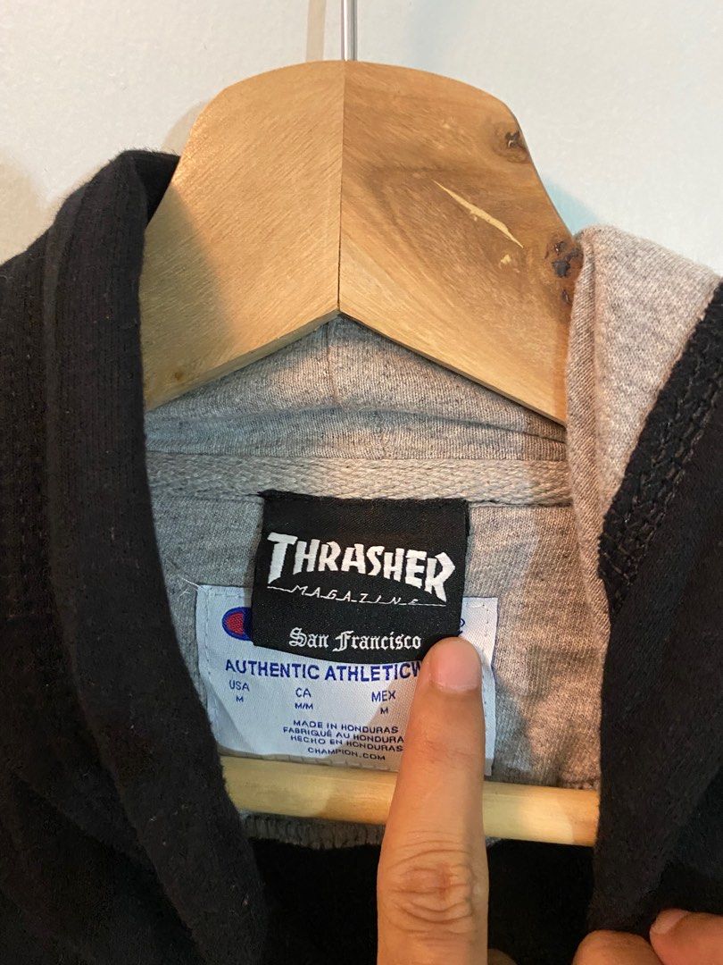 THRASHER X CHAMPION HOODIE
