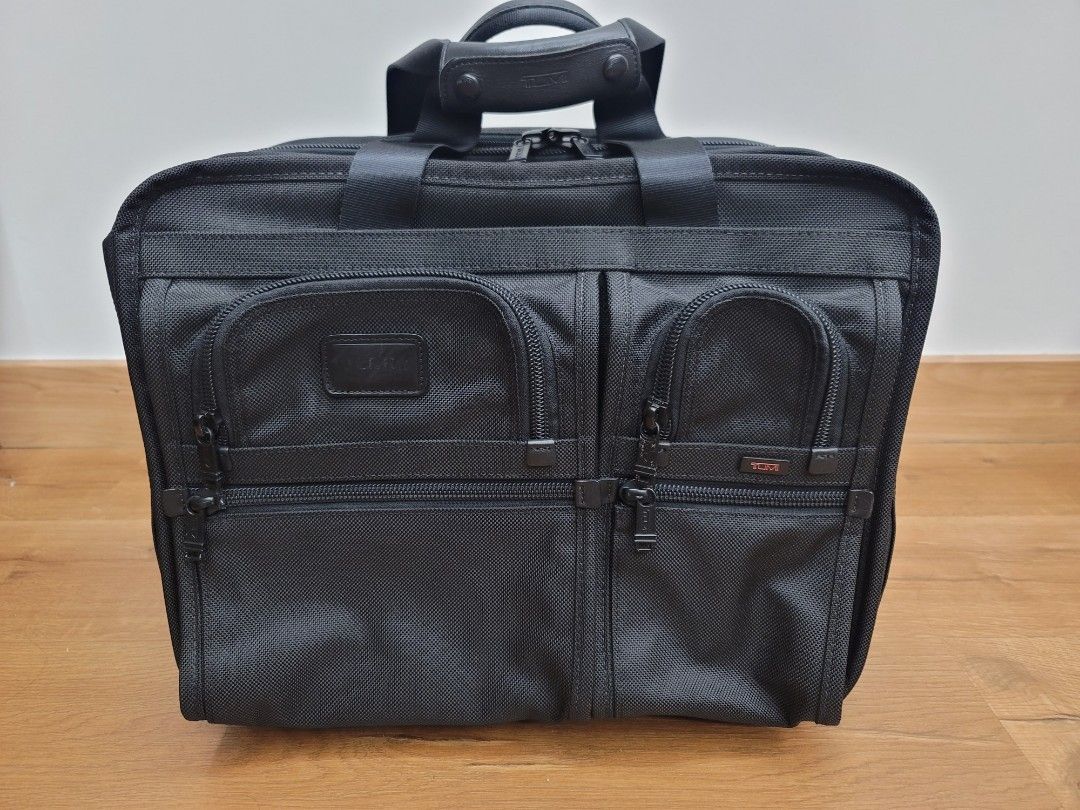 Tumi Alpha Wheeled Briefcase, Men's Fashion, Bags, Briefcases on Carousell