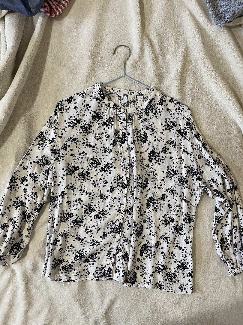 Uniqlo Formal top, Women's Fashion, Tops, Blouses on Carousell