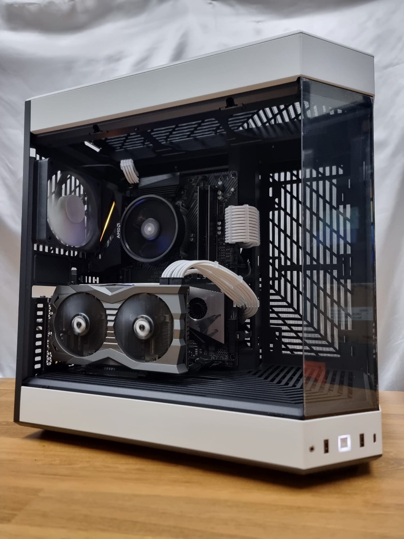 [UPGRADE / INSTALLATION] HYTE Y60 WHITE / CUSTOMER CHANGE CASE + ADD