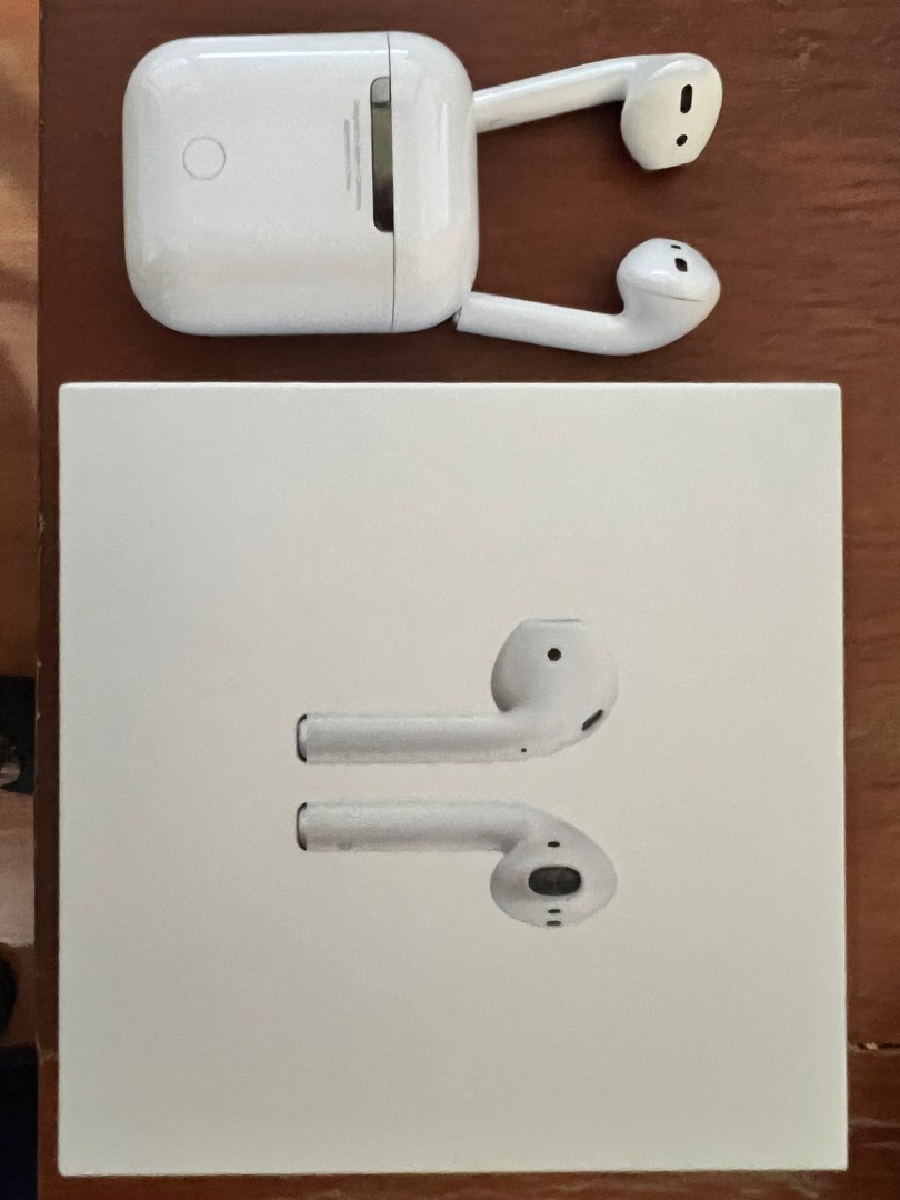 Used Apple AirPods gen 2 for sale( with case and box), Audio, Earphones