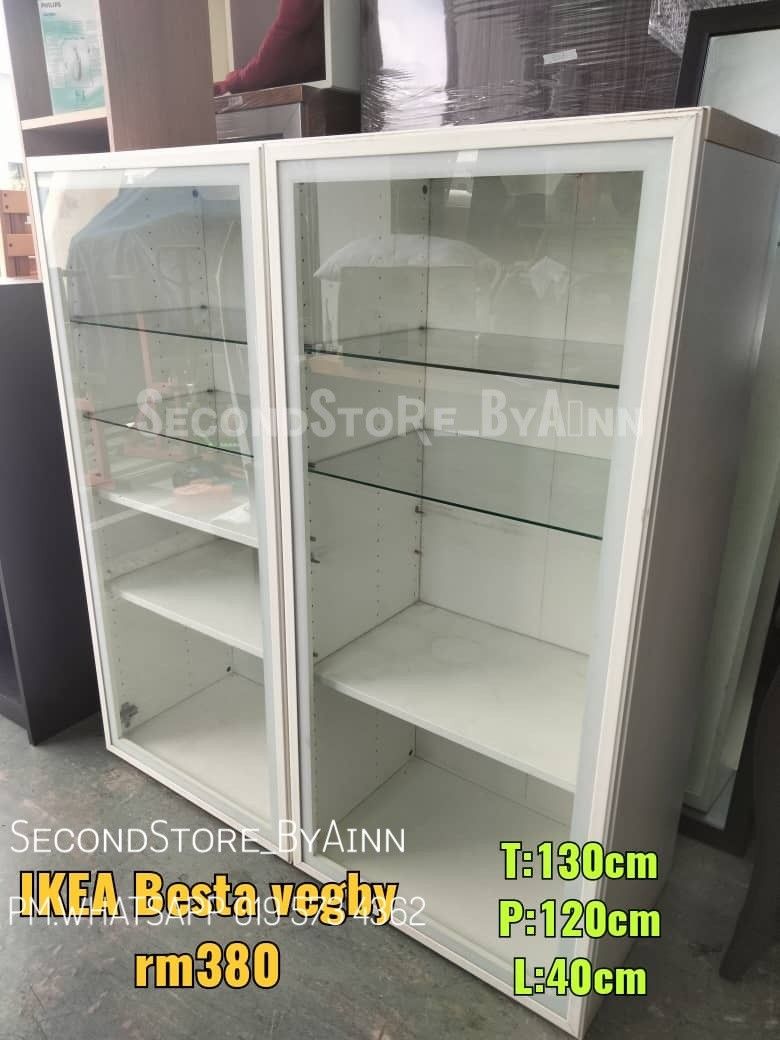 Used Ikea Besta Vegby, Furniture & Home Living, Furniture, Shelves