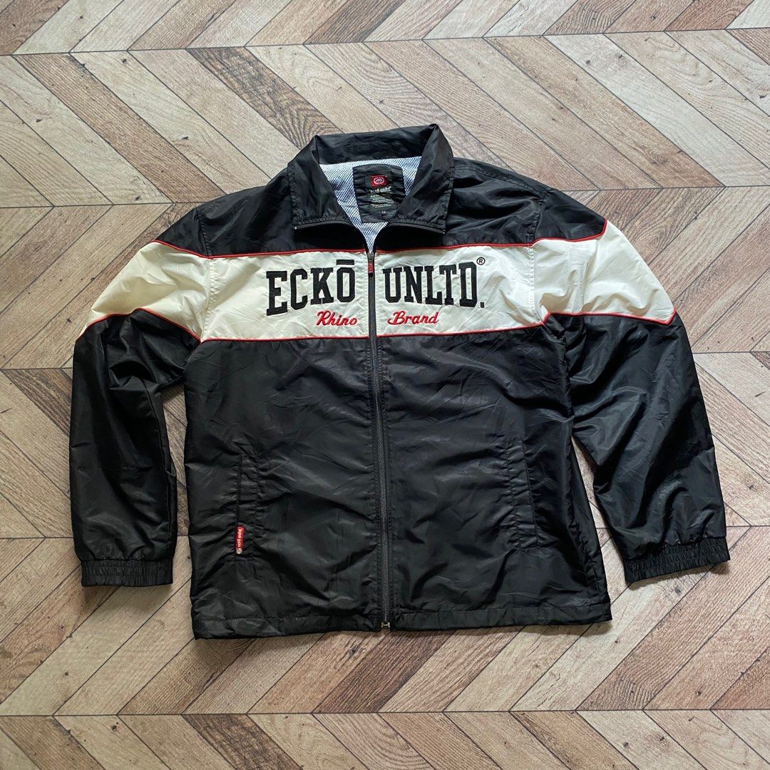 vintage jacket ecko unltd big font, Men's Fashion, Coats, Jackets and ...