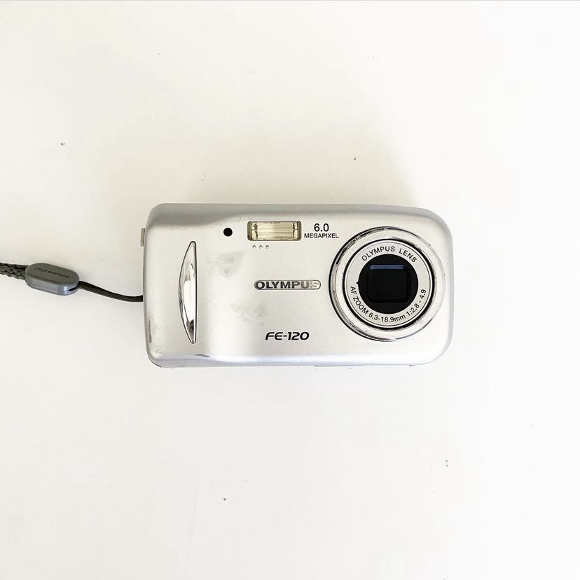 Vintage Olympus FE120 Digital Camera Digicam, Photography, Cameras on