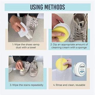 White Shoe Cleaning Cream Multipurpose Sports Shoe Cleaner Leather Shoes Bags Effective Dirt Rem
RS 35