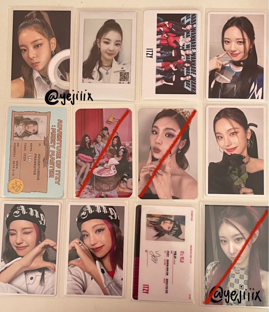 ITZY ID photo リュジン 証明写真guess who 当選者限定 www.obgynegy.com