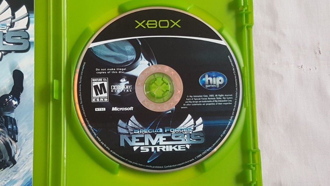 XBOX Special Forces Nemesis Strike, Video Gaming, Video Games, Xbox on
