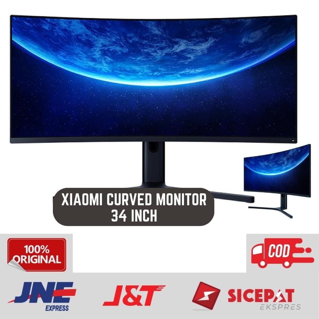 Xiaomi Mi Curved Gaming Monitor 34 Inch Ultra Wide 144Hz FreeSync WQHD ...