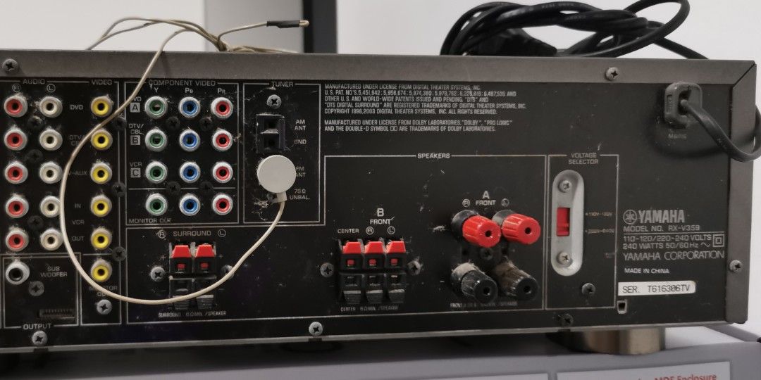 Yamaha home theater amplifier rxv359, Audio, Soundbars, Speakers