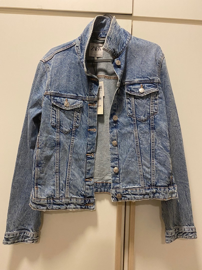Zara denim parka hot sale