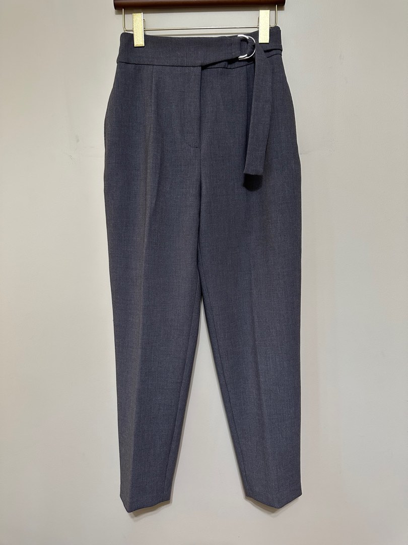 Zara grey pants, Women's Fashion, Bottoms, Other Bottoms on Carousell