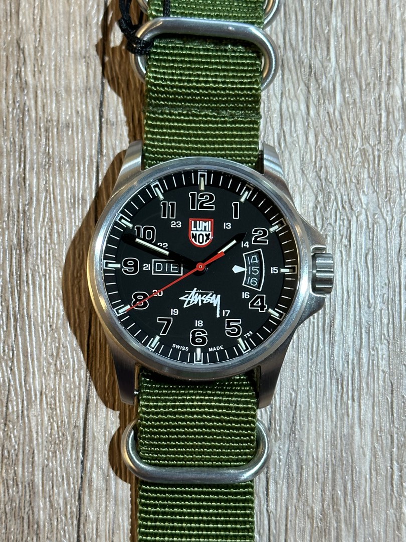 1822 STUSSY LTD TYPE B Luminox x Stussy limited edition Military NATO stussy Carousell