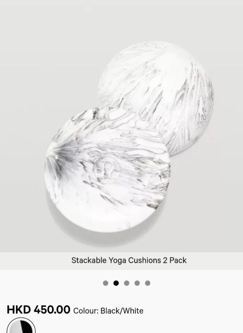 新品入荷 Lululemon Stackable Yoga Cushions Pack