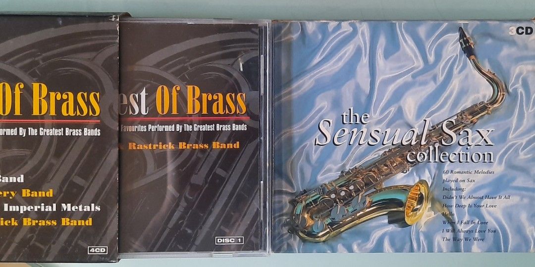 3盒裝13碟CD Violin 101 Best of Brass The Sensual Sax 薩克斯風