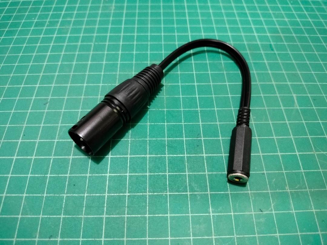 3 Pin XLR Male to 3.5mm Female Jack Adapter Converter, Computers & Tech
