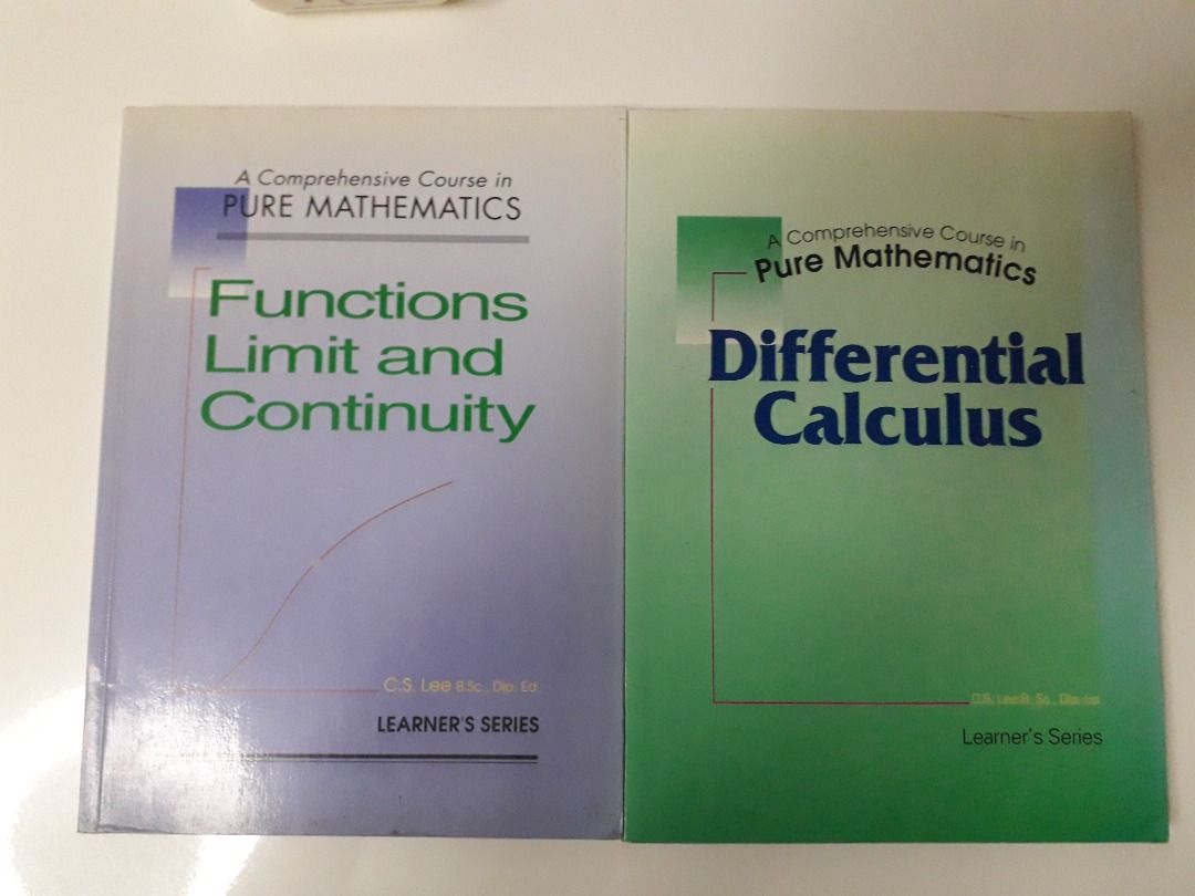 舊制HK A-Levels Pure Mathematics 純粹數學純數CS Lee Learner Series 