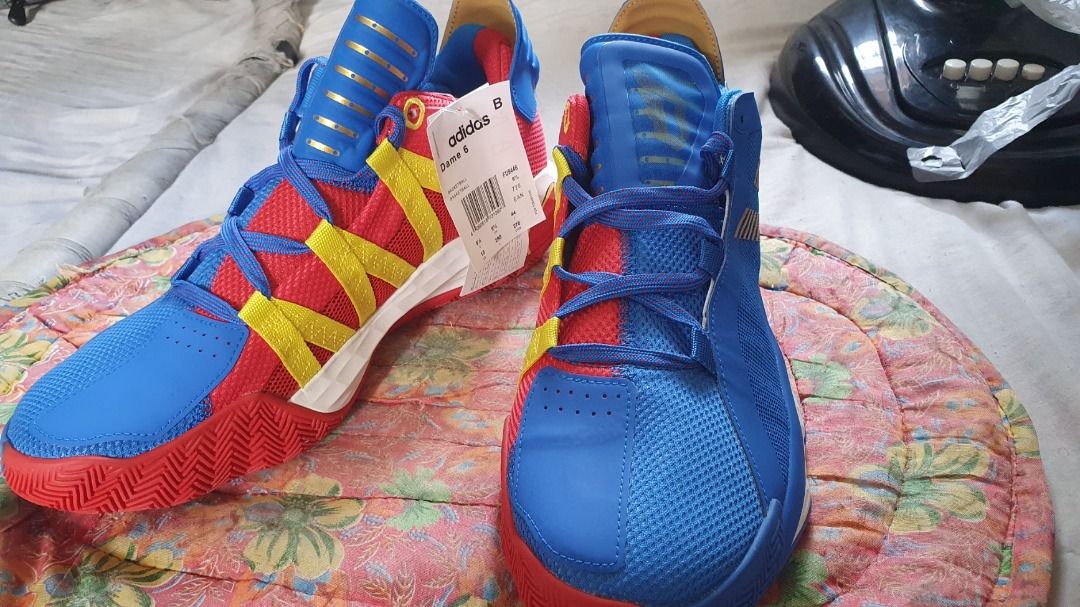 Adidas Dame 6 x Sonic Hedgehog "Chasing Rings", Men's Fashion, Footwear, Sneakers on Carousell