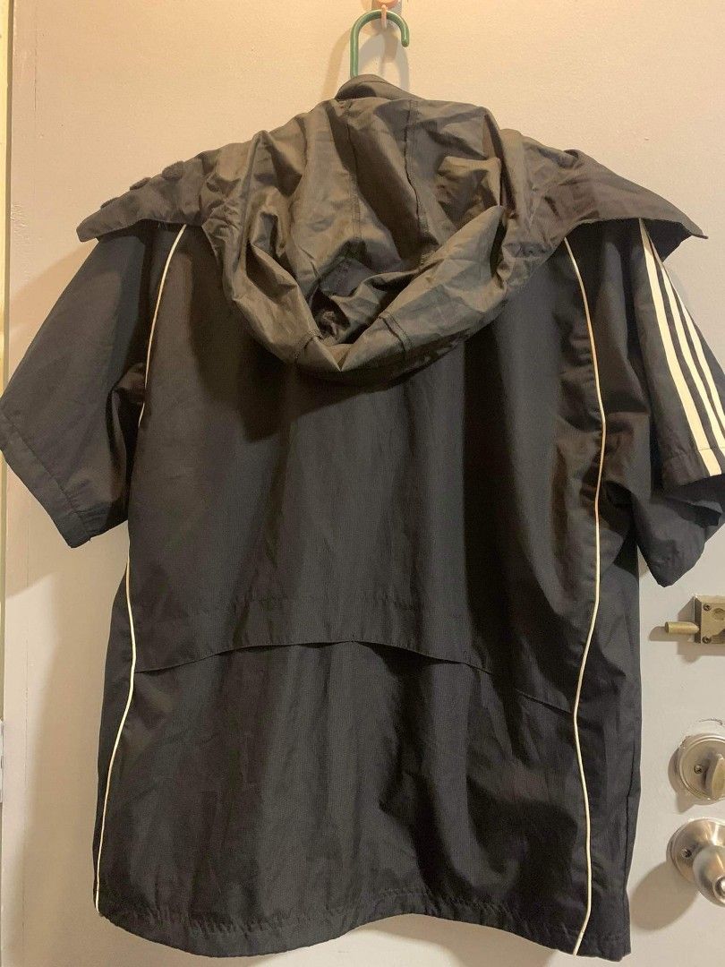 Adidas short sleeve wind jacket discount