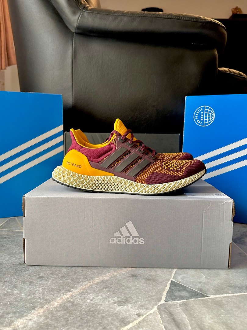 Adidas Ultra 4D Arizona State Men s Fashion Footwear Sneakers