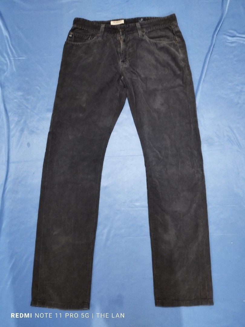 AG Adriano Goldschmied Adriano Goldschmied Straight Leg Corduroy Pants  Brown | Grailed