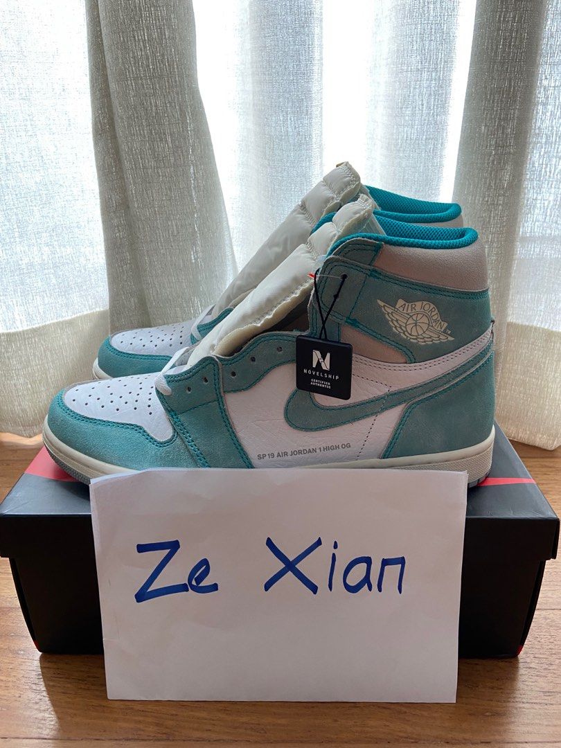 Jordan 1 turbo green size 7 top