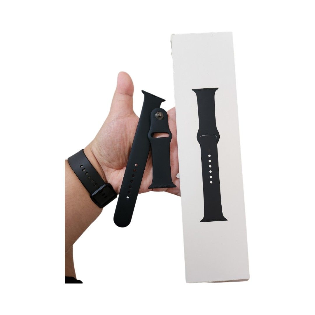Apple Watch Strap 45mm MIDNIGHT SPORT BAND XL Mobile Phones