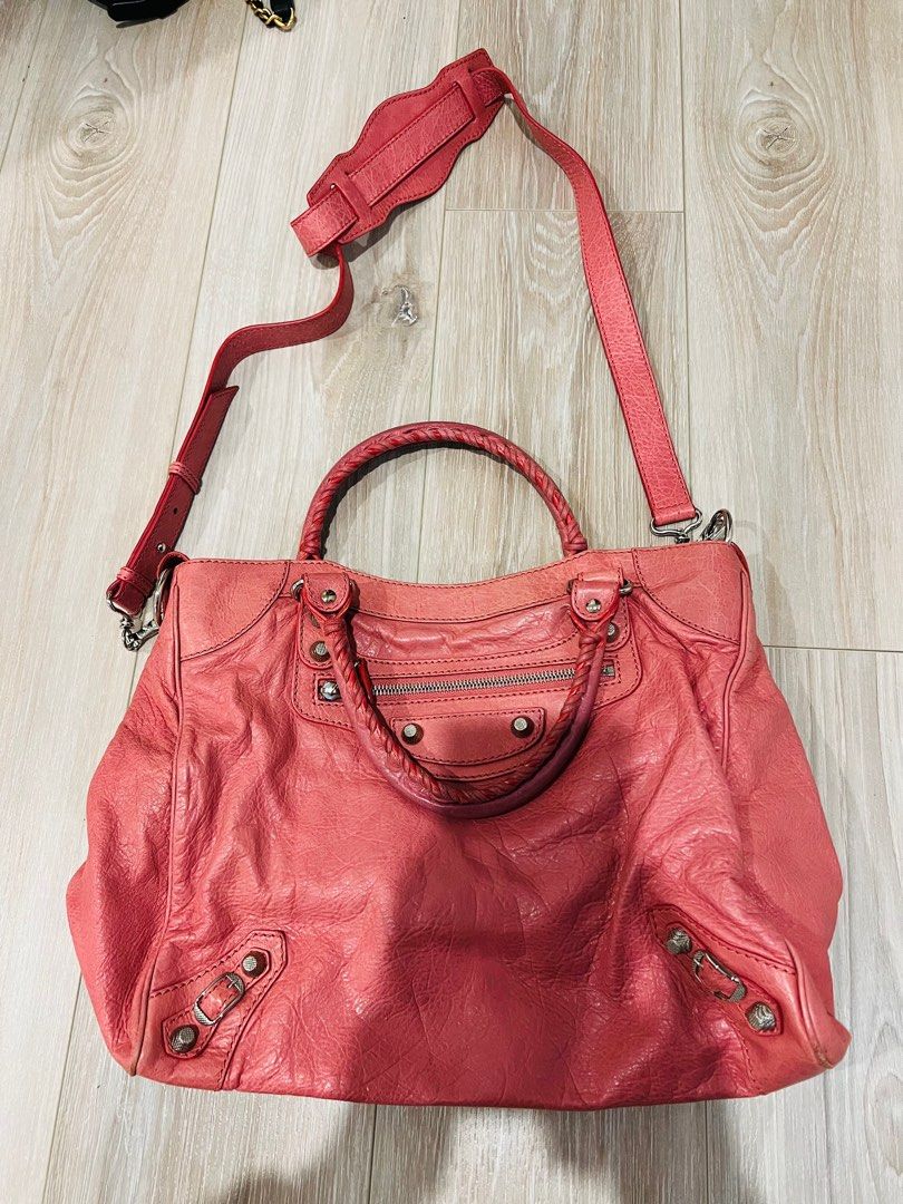 Authentic Balenciaga classic city pink Luxury Bags Wallets on Carousell
