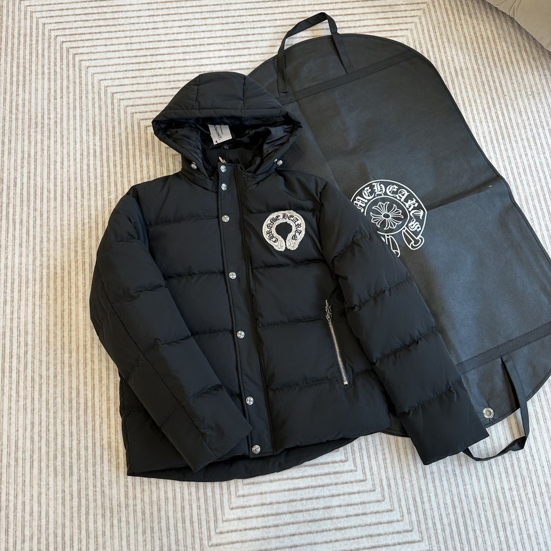 Authentic Chrome Hearts down jacket Luxury Apparel on Carousell
