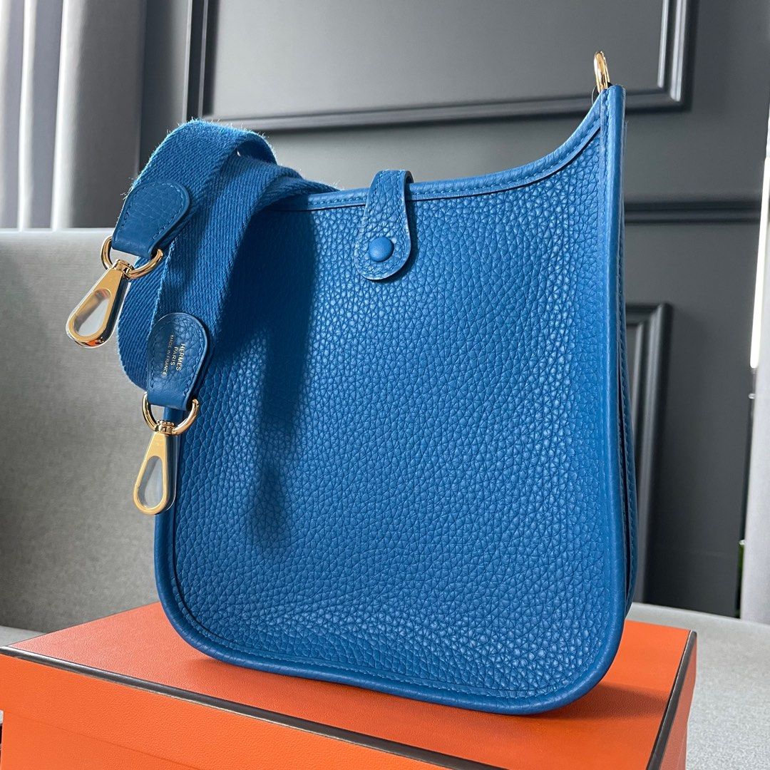 New !! Hermes Mini Everlyne 16 Chai Clemence with GHW Full set