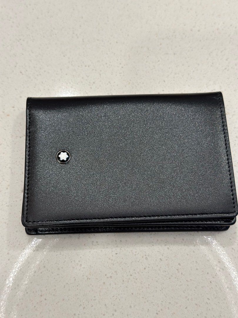 Authentic Mont Blanc card holder, Men's Fashion, Watches & Accessories, Wallets & Card Holders