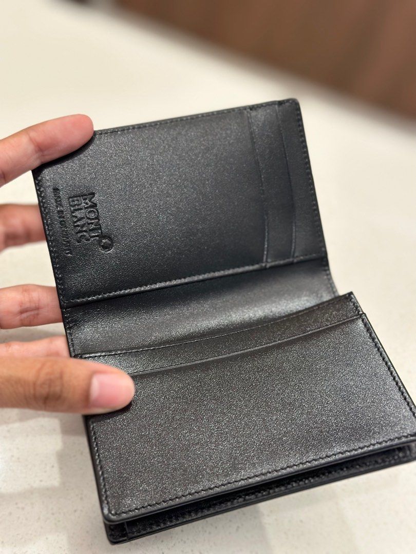Authentic Mont Blanc card holder, Men's Fashion, Watches & Accessories, Wallets & Card Holders