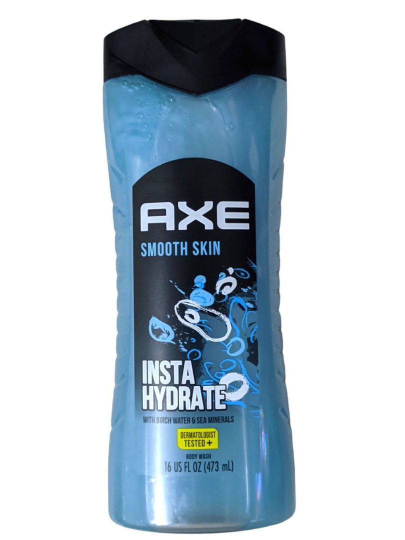 AXE Body Wash for Smooth Skin InstaHydrate Birch Water & Sea Minerals Men's Body Wash 16 oz