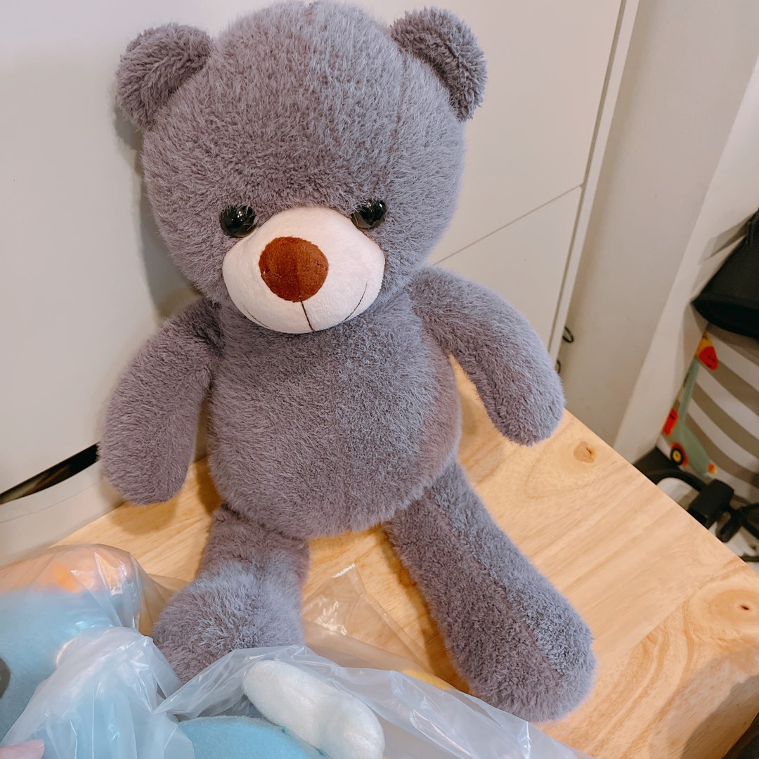 Baby violet teddy bear, Babies & Kids, Infant Playtime on Carousell