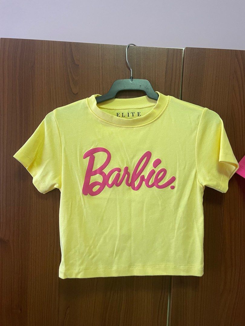 Barbie Sparkle Heart Crop Top