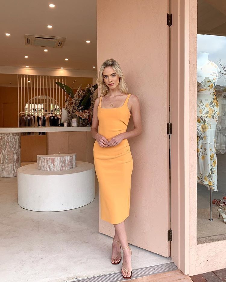 Bec and bridge tangerine dress 2025